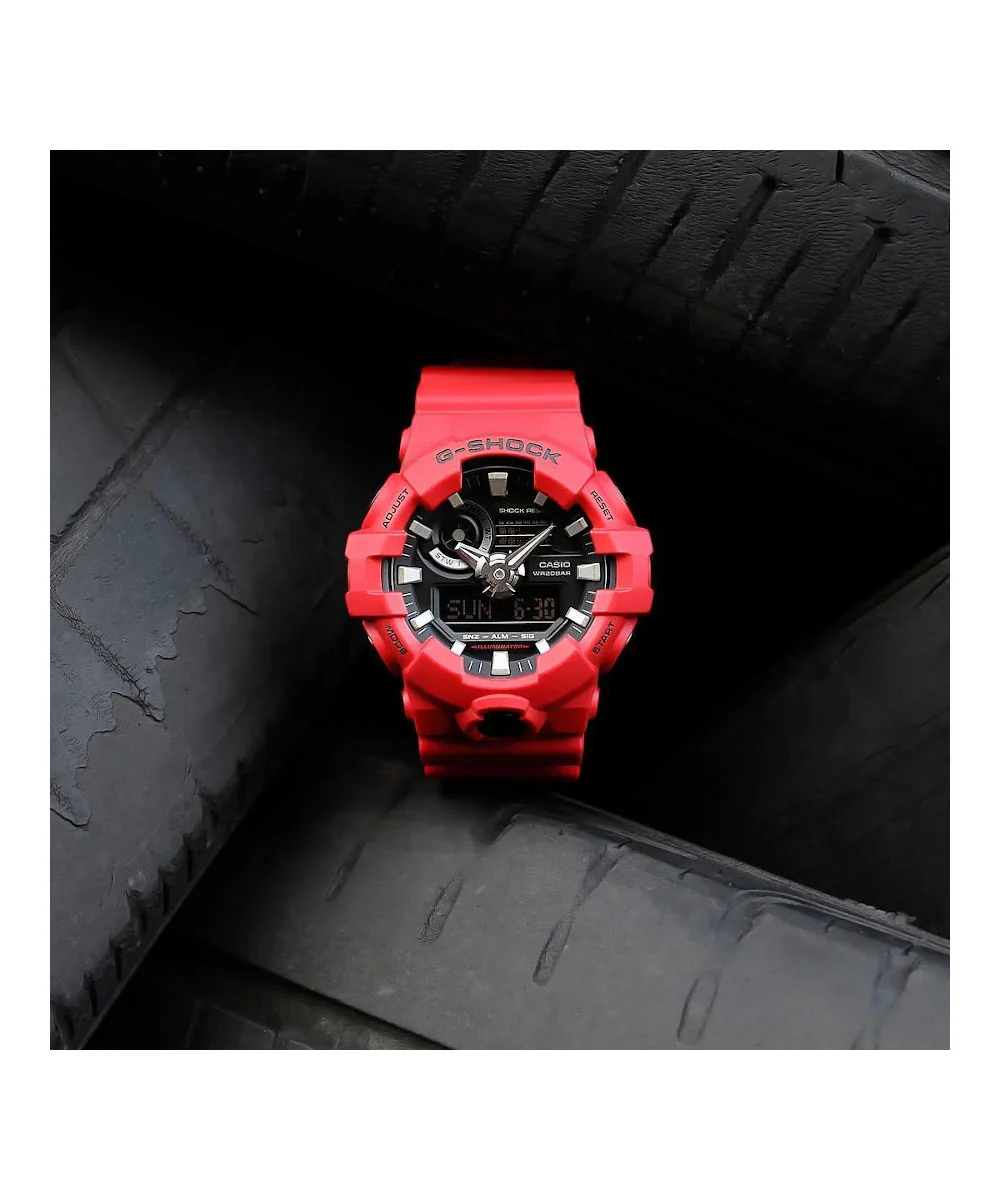 RELOJ CASIO G-SHOCK GA-700-4ADR- ROJO - Image 5