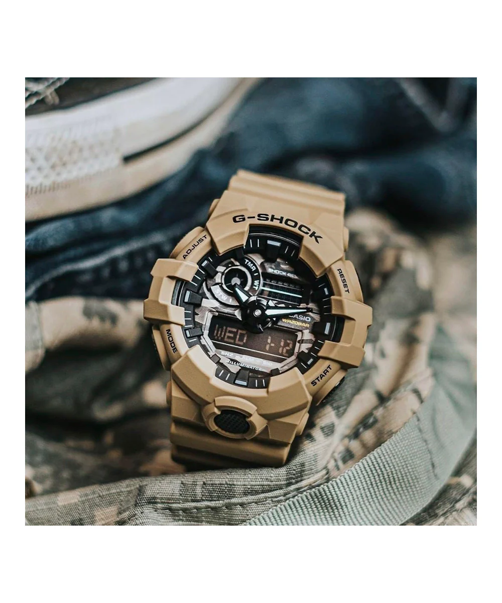 RELOJ CASIO G-SHOCK GA-700CA-5ADR- CAFÉ - Image 2
