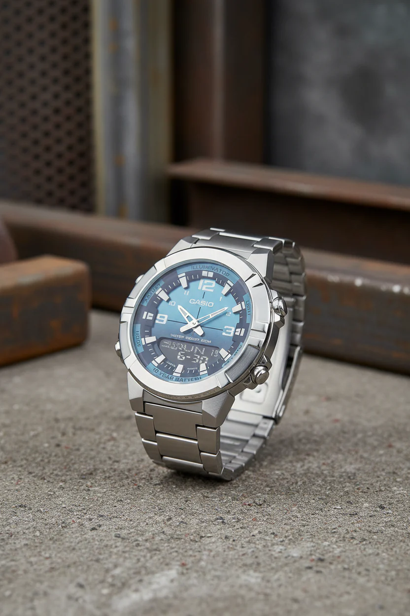RELOJ PARA HOMBRE CASIO AMW-870DA-2A2VDF - AZUL - Image 3