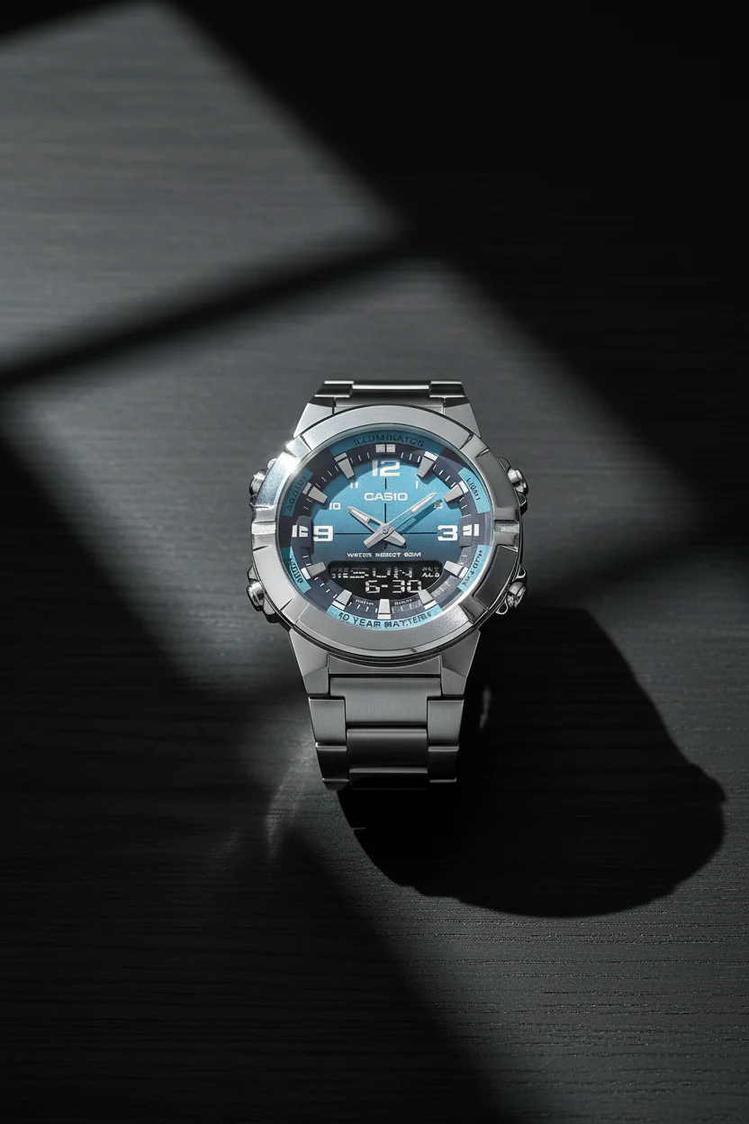 RELOJ PARA HOMBRE CASIO AMW-870DA-2A2VDF - AZUL - Image 5