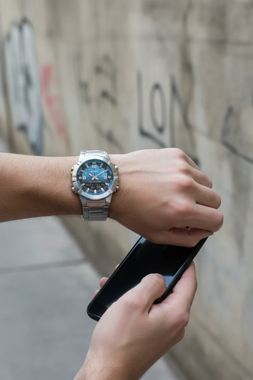RELOJ PARA HOMBRE CASIO AMW-870DA-2A2VDF - AZUL - Image 7