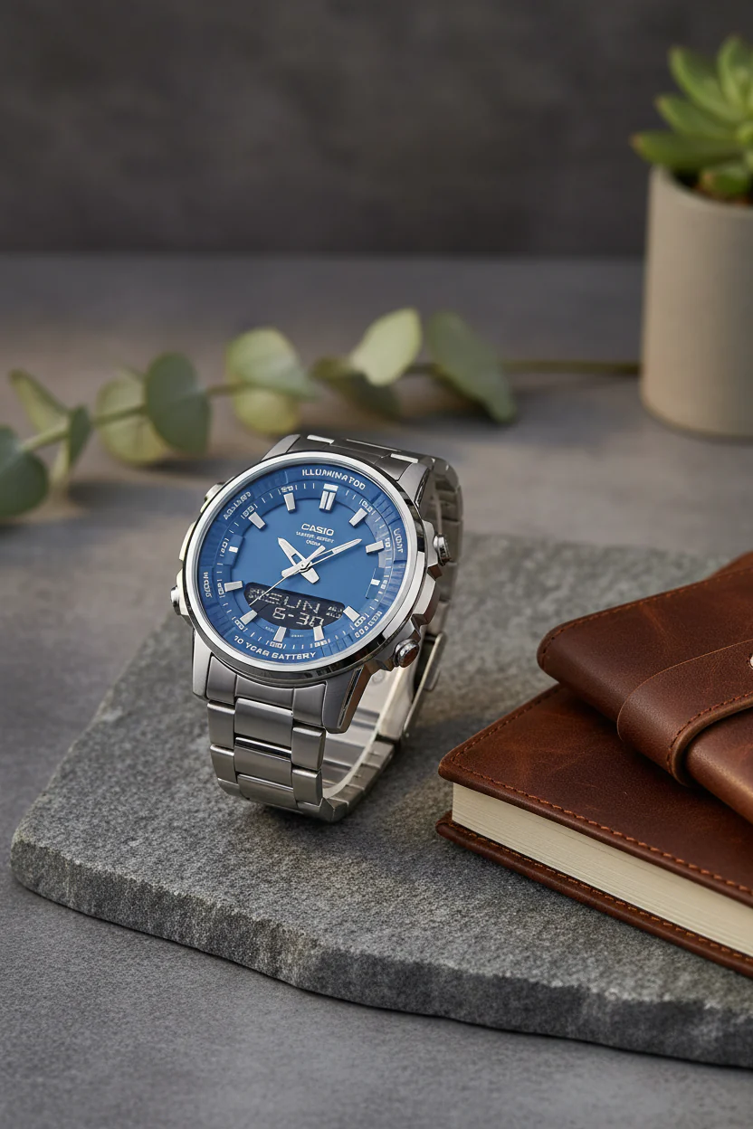 RELOJ PARA HOMBRE CASIO AMW-880D-2A1VDF - AZUL - Image 3