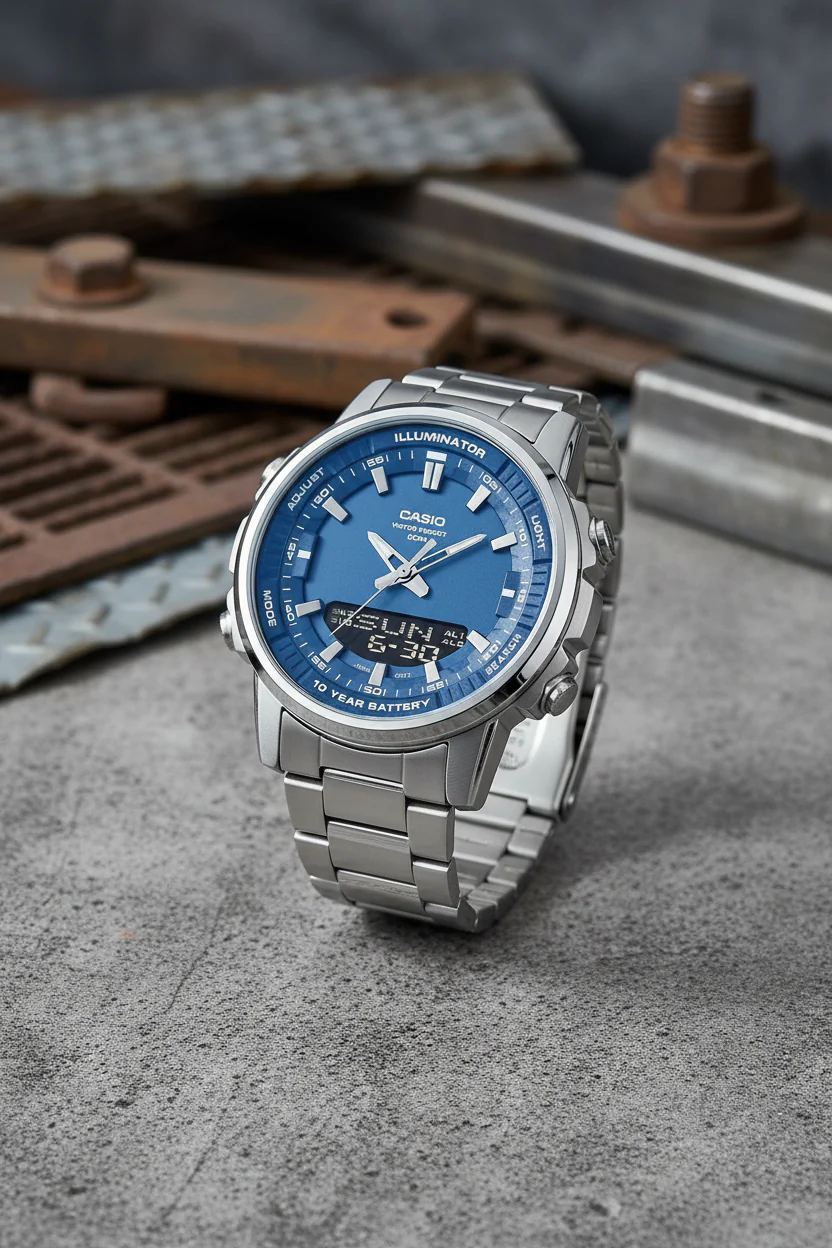 RELOJ PARA HOMBRE CASIO AMW-880D-2A1VDF - AZUL - Image 4
