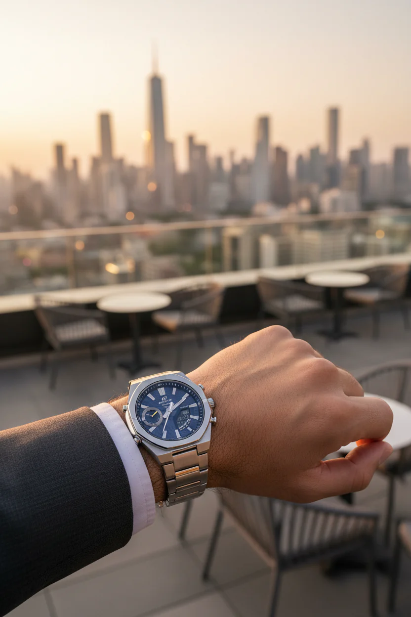 RELOJ PARA HOMBRE CASIO EDIFICE ECB-S10D-2ADF - AZUL - Image 8
