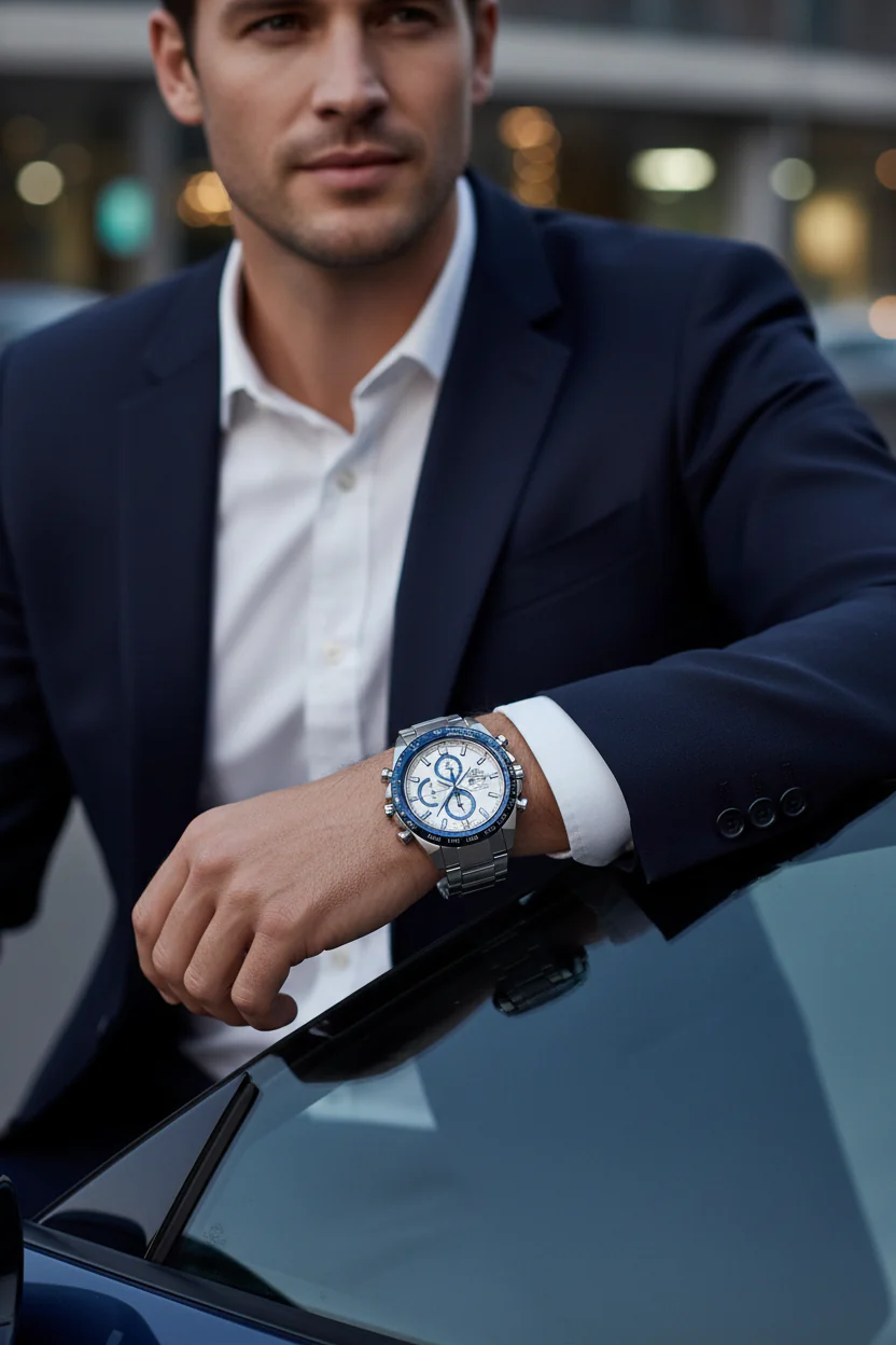 RELOJ PARA HOMBRE CASIO EDIFICE EFR-574DE-7AVUDF - BLANCO - Image 6