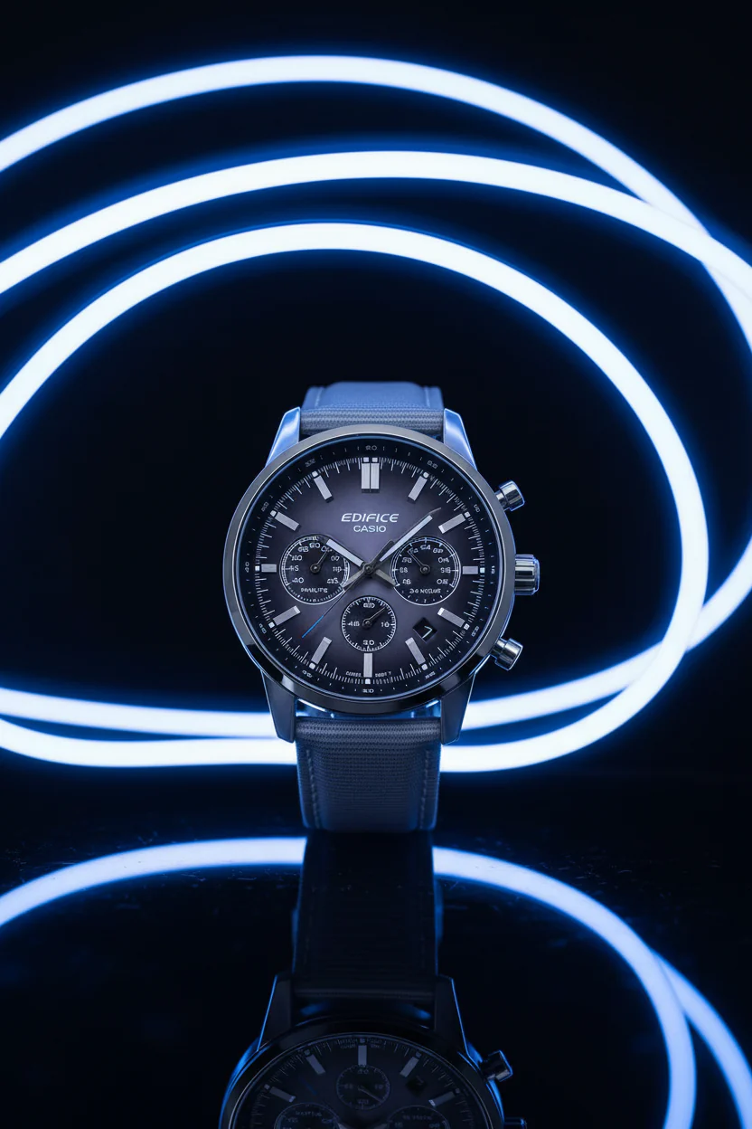 RELOJ PARA HOMBRE CASIO EDIFICE EFR-575C-8ADF - GRIS - Image 4