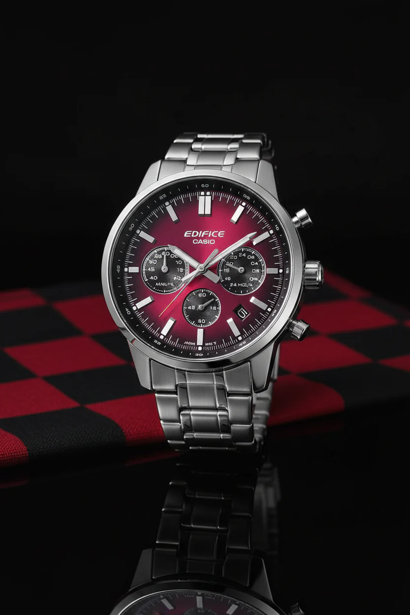 RELOJ PARA HOMBRE CASIO EDIFICE EFR-575D-4ADF - ROJO - Image 2