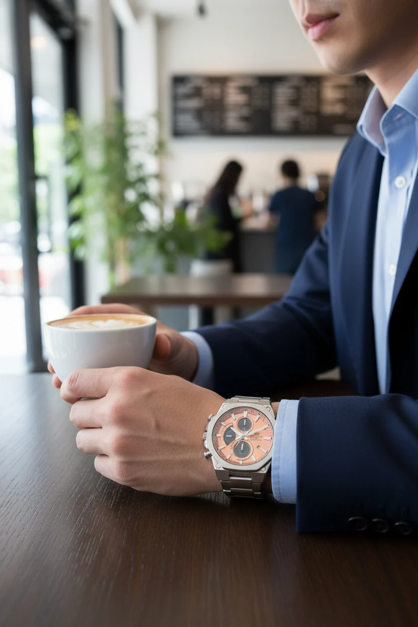 RELOJ PARA HOMBRE CASIO EDIFICE EFS-S570D-5AUDF - CAFE - Image 3