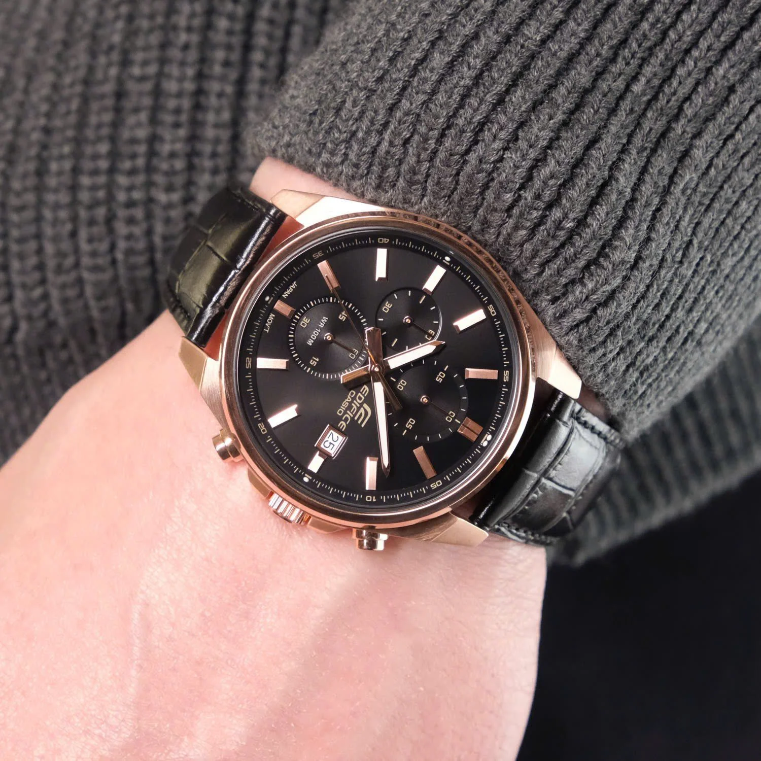 RELOJ PARA HOMBRE CASIO EDIFICE EFV-610ECL-1AUDF - NEGRO - Image 2
