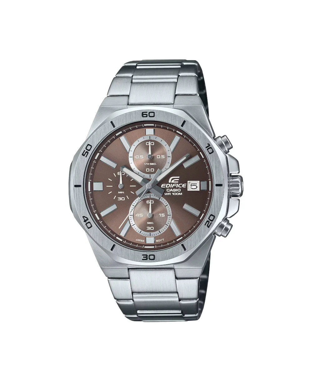 RELOJ PARA HOMBRE CASIO EDIFICE EFV-640D-5AVUDF -CAFÉ