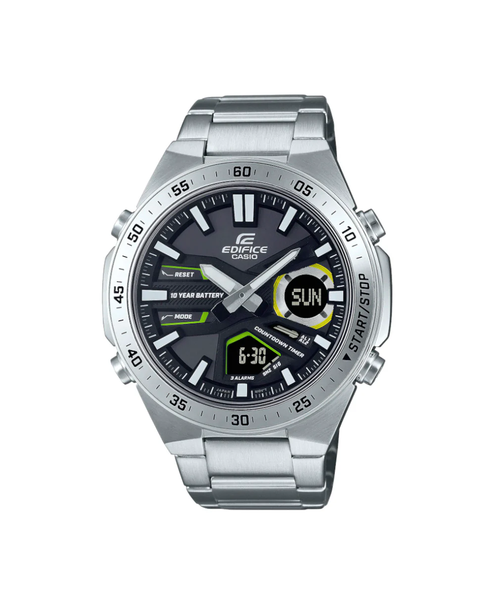 RELOJ PARA HOMBRE CASIO EDIFICE EFV-C110D-1A3VDF -PLATEADO