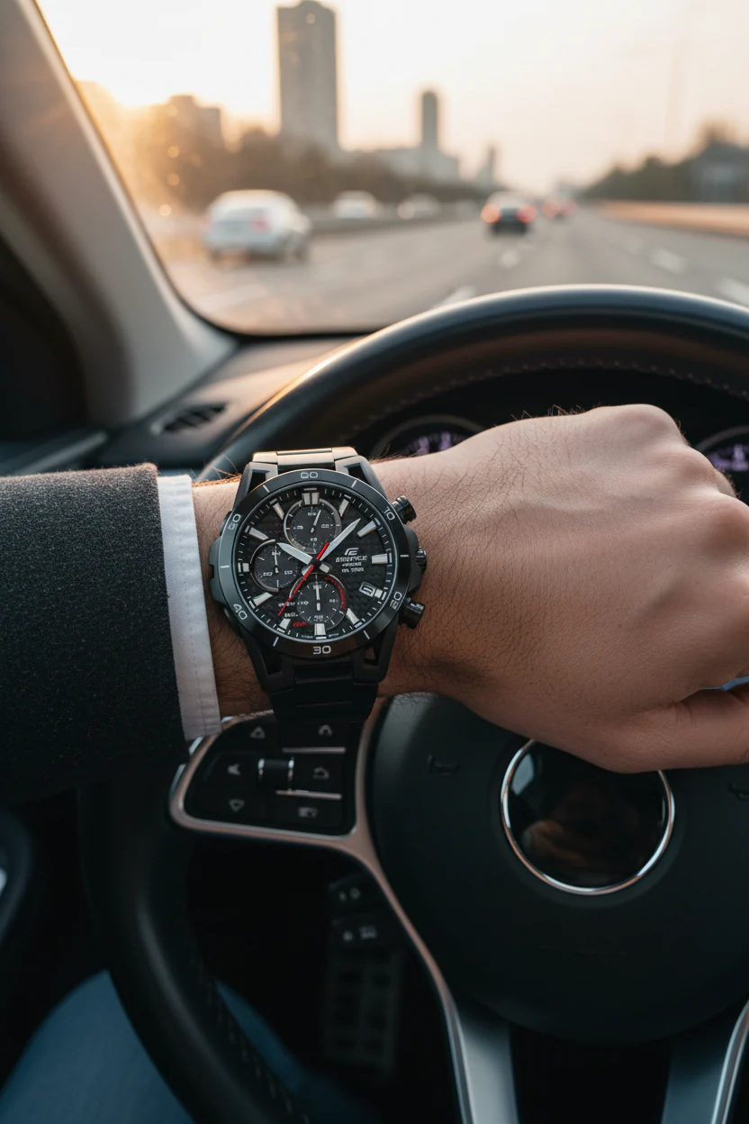 RELOJ PARA HOMBRE CASIO EDIFICE EQS-960DC-1AVUDF - NEGRO - Image 5