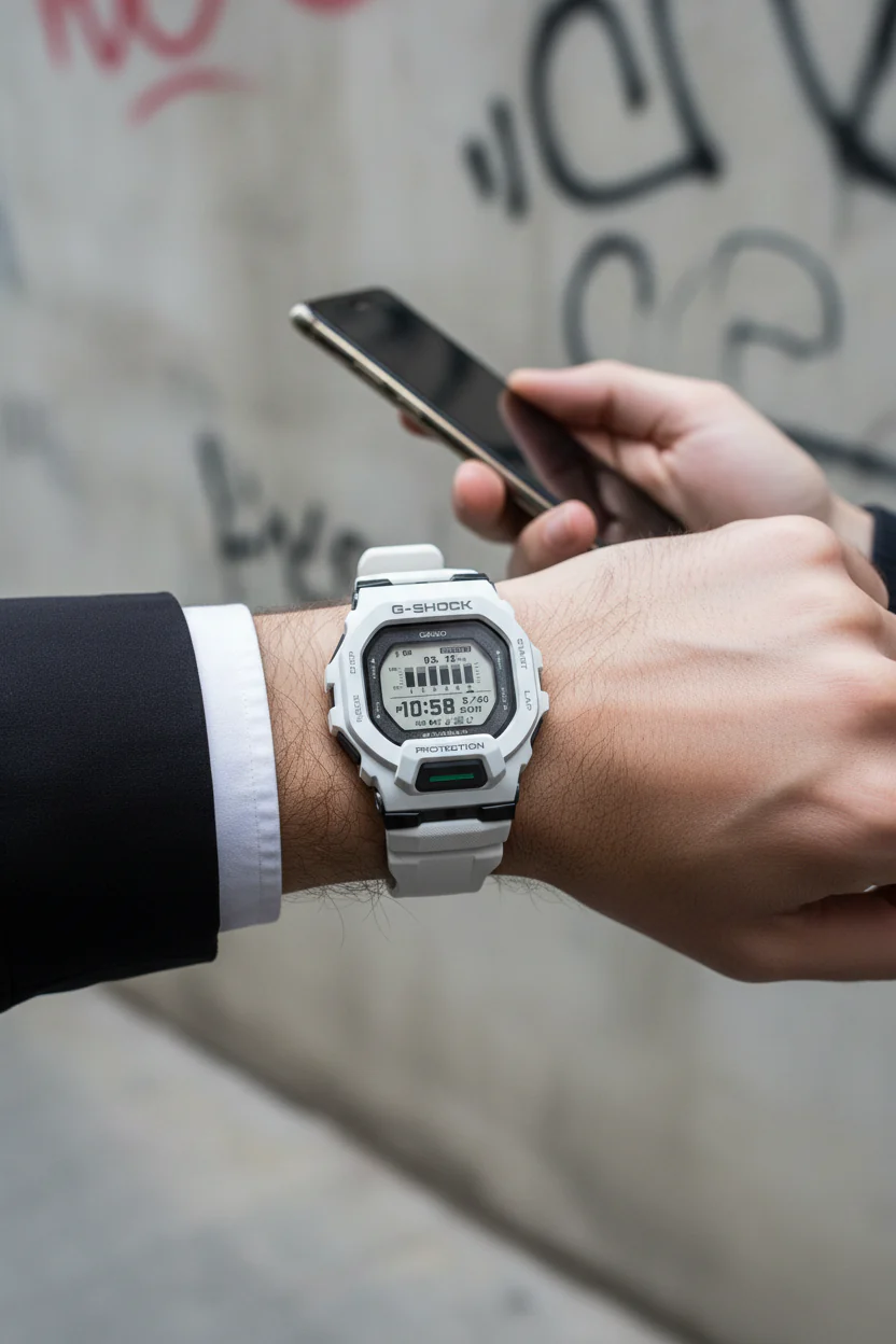 RELOJ CASIO G-SHOCK GBD-200-7DR - BLANCO - Image 2