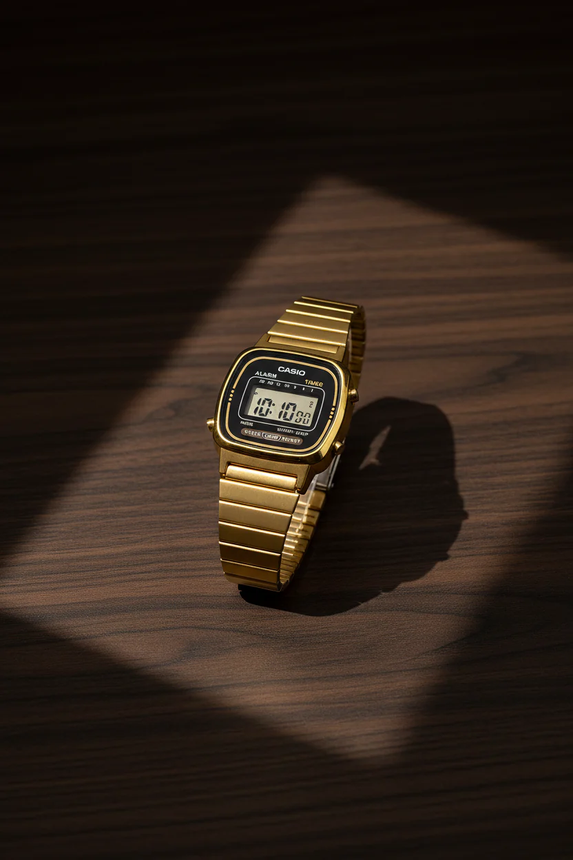 RELOJ PARA MUJER CASIO LA670WGA-1DF - NEGRO - Image 3