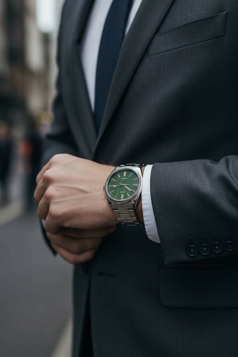 RELOJ PARA HOMBRE CASIO MTP-1302DA-3AVDF - VERDE - Image 5