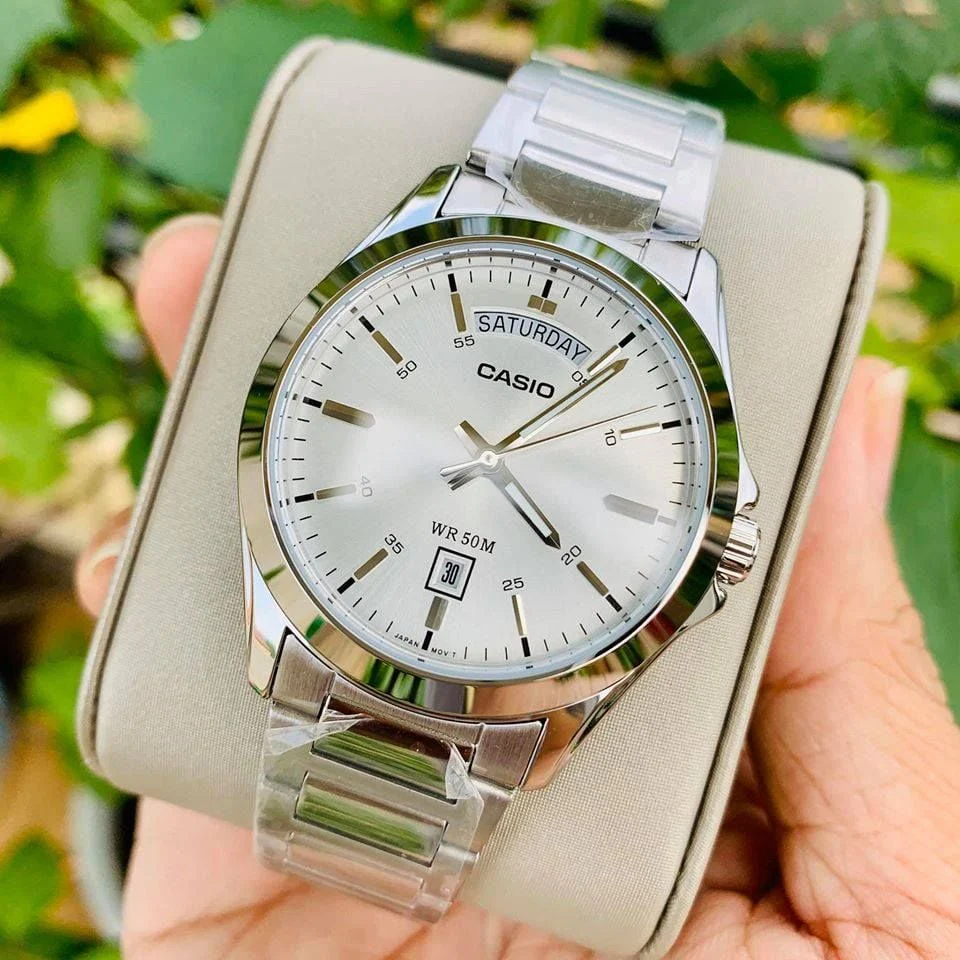 RELOJ PARA HOMBRE CASIO MTP-1370D-7A3VDF - BLANCO - Image 2
