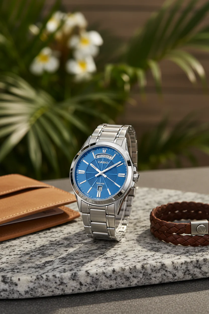 RELOJ PARA HOMBRE CASIO MTP-1381D-2AVDF - AZUL - Image 8