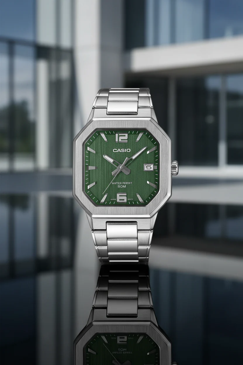 RELOJ PARA HOMBRE CASIO MTP-B195D-3AVDF - VERDE - Image 4