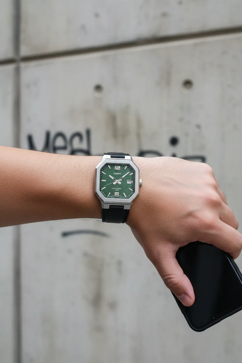 RELOJ PARA HOMBRE CASIO MTP-B195L-3AVDF - VERDE - Image 3