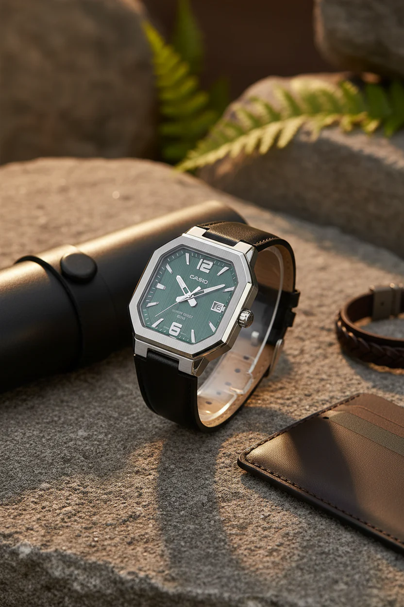 RELOJ PARA HOMBRE CASIO MTP-B195L-3AVDF - VERDE - Image 7