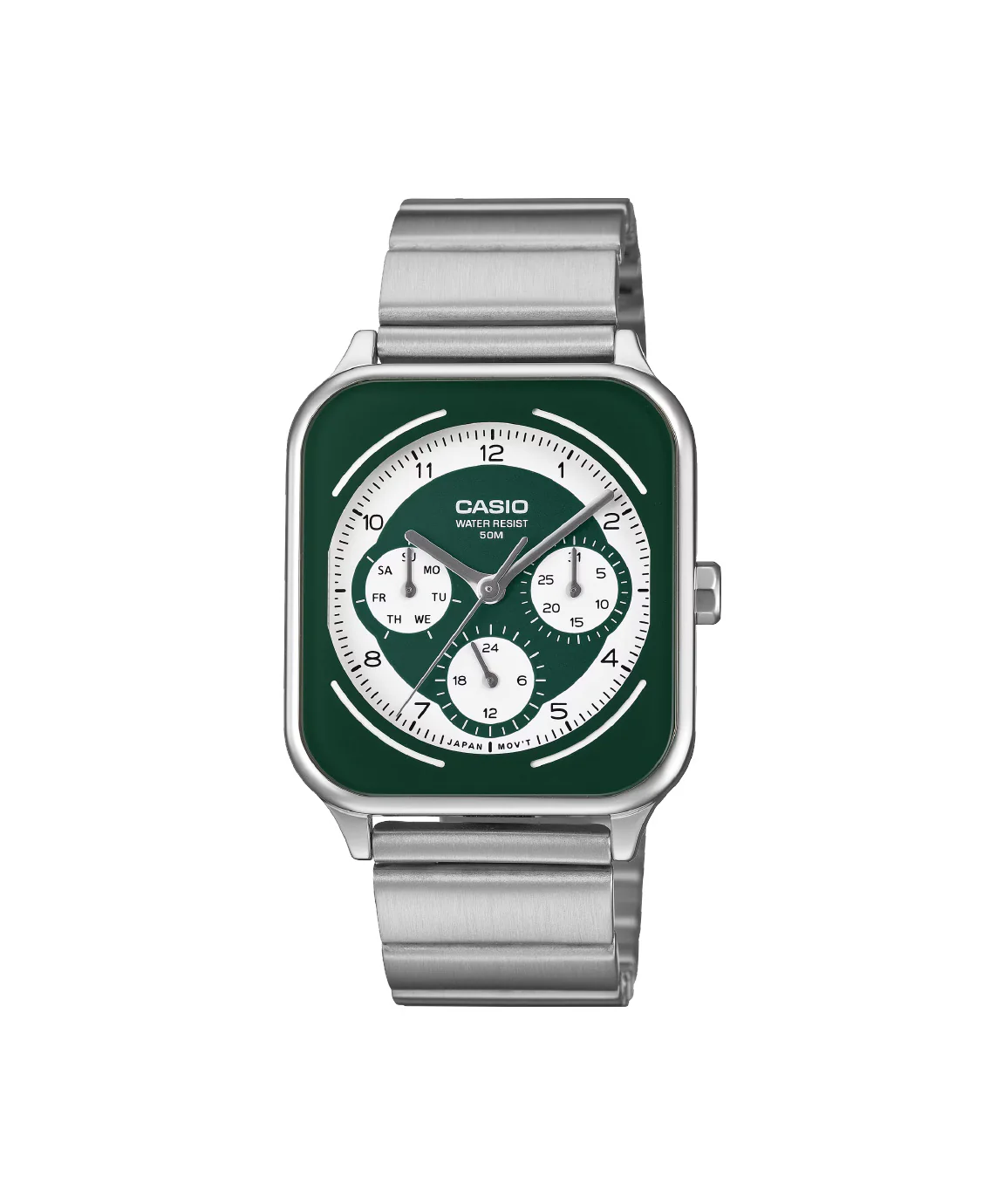 RELOJ PARA HOMBRE CASIO MTP-M307D-3BVDF - PLATEADO