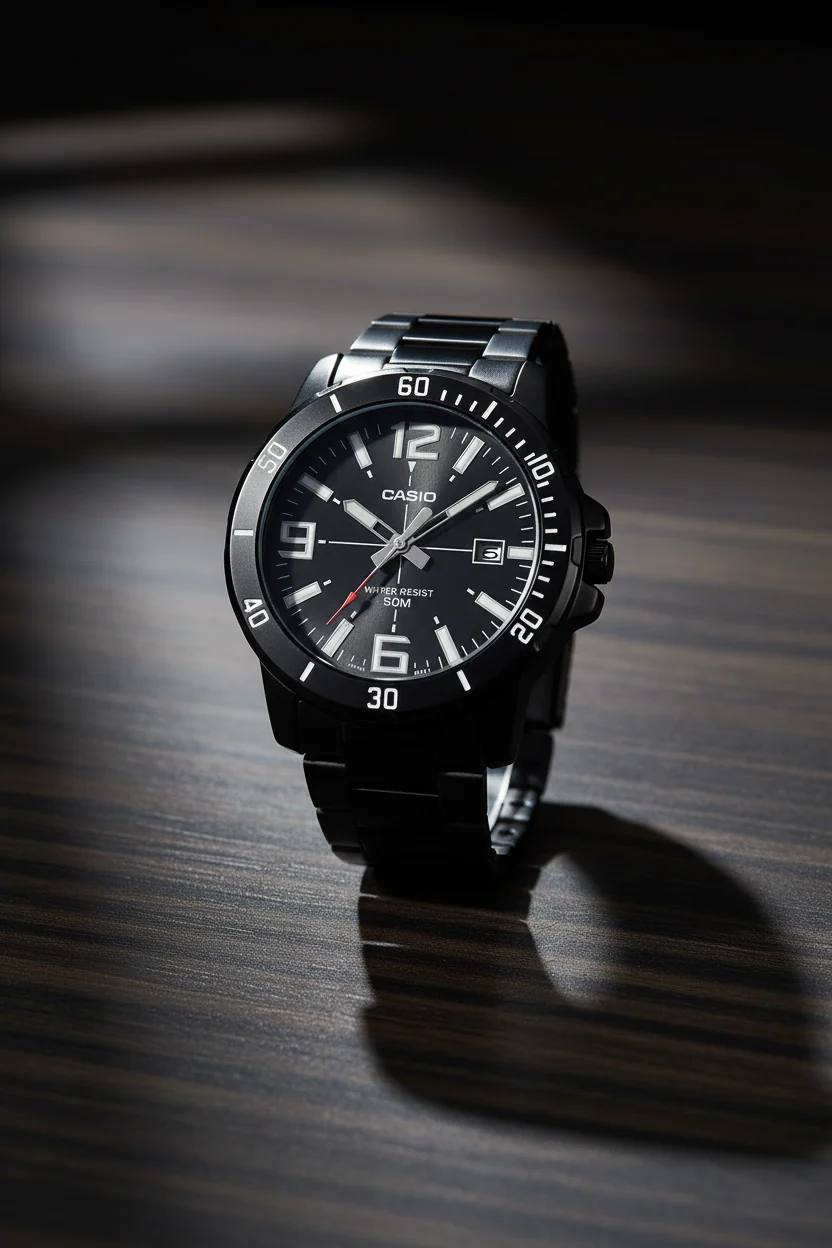 RELOJ PARA HOMBRE CASIO MTP-VD01B-1BVUDF - NEGRO - Image 5