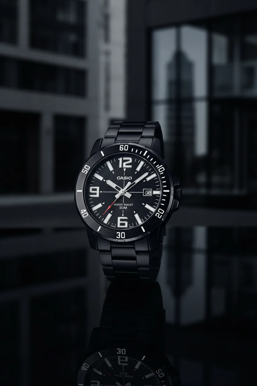 RELOJ PARA HOMBRE CASIO MTP-VD01B-1BVUDF - NEGRO - Image 6