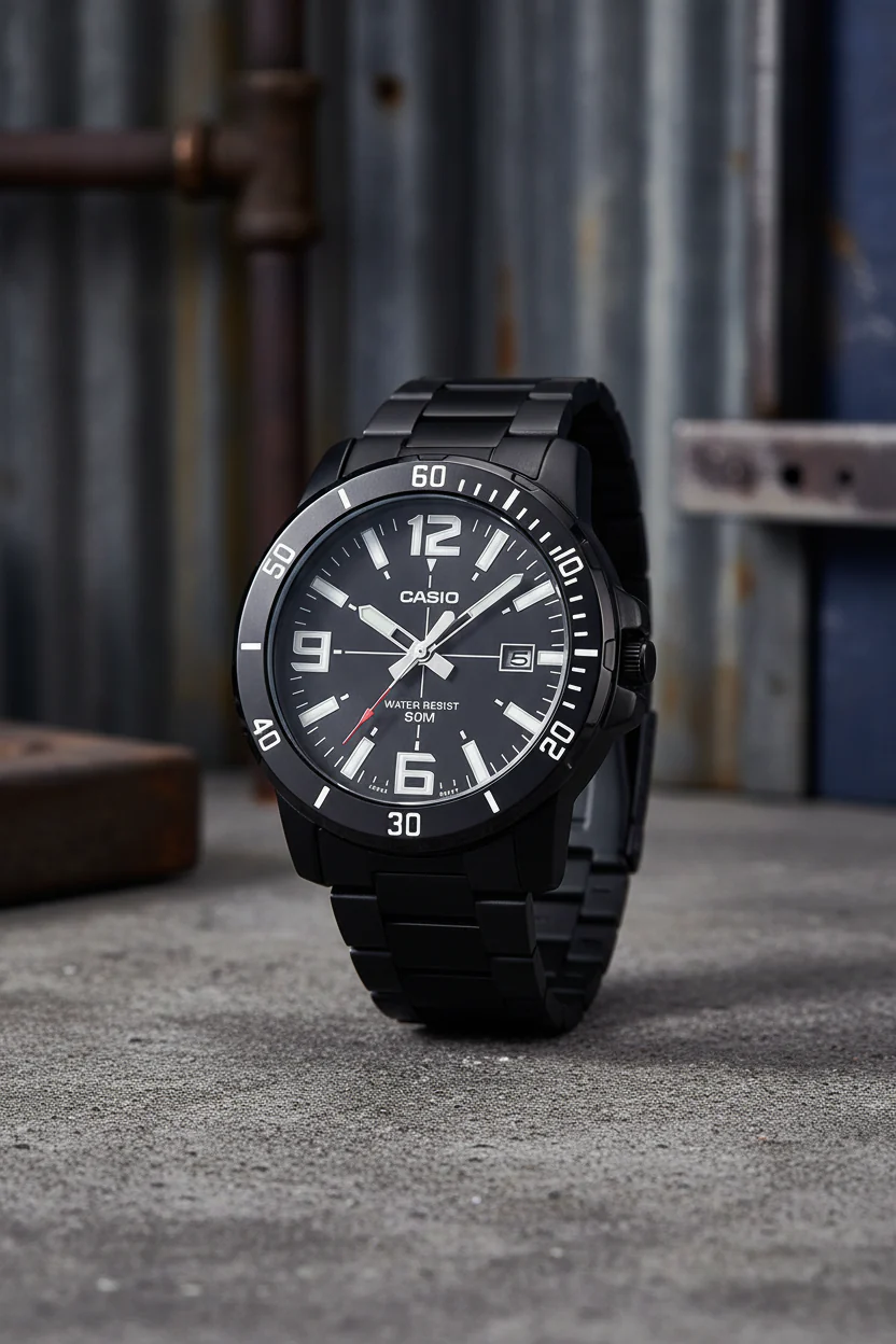 RELOJ PARA HOMBRE CASIO MTP-VD01B-1BVUDF - NEGRO - Image 7