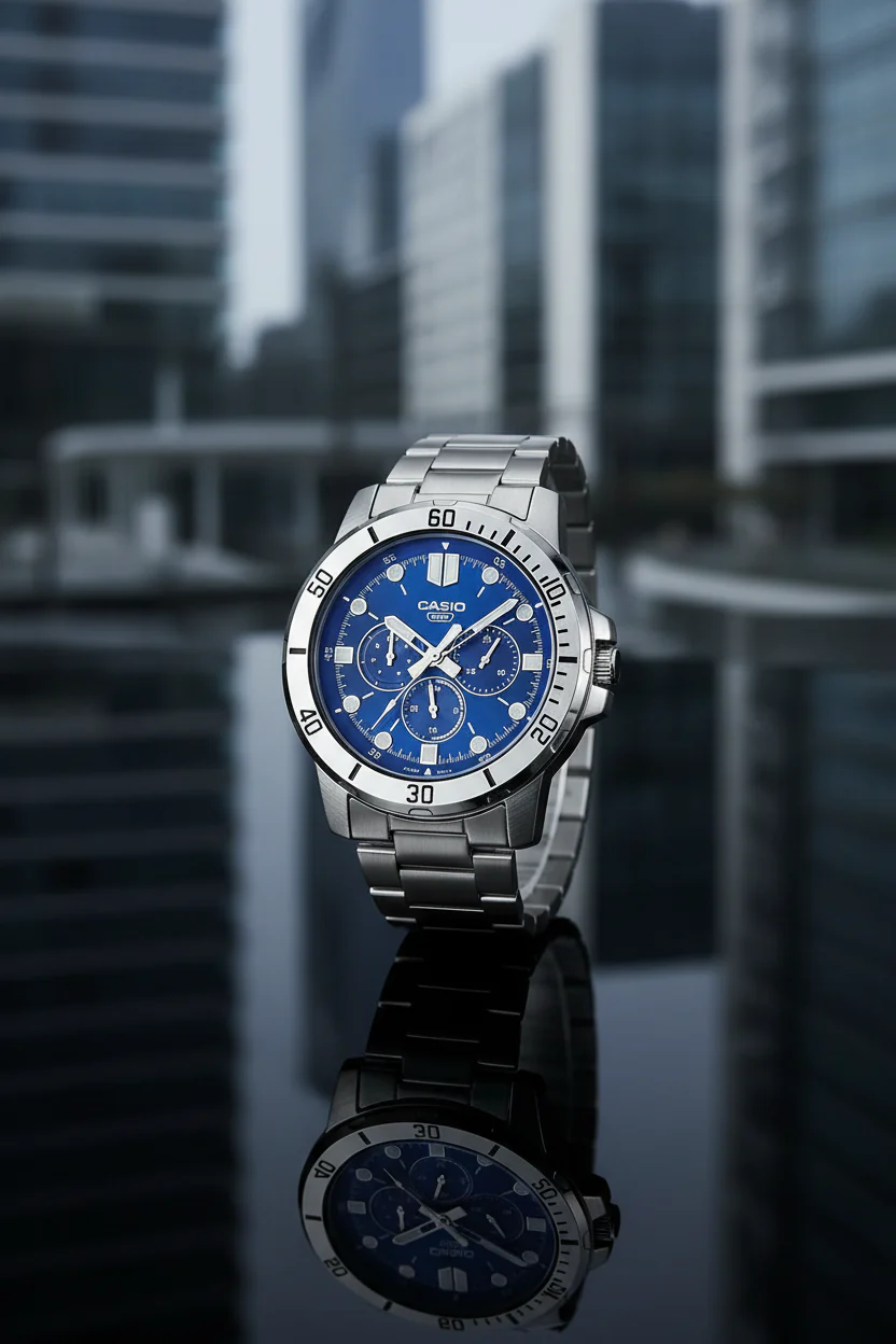 RELOJ PARA HOMBRE CASIO MTP-VD300D-2EUDF - AZUL - Image 6