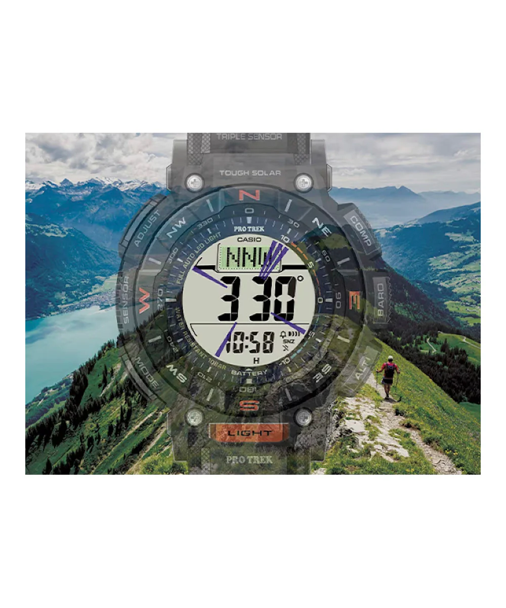 RELOJ PARA HOMBRE CASIO PROTREK PRG-340T-7DR -GRIS - Image 4