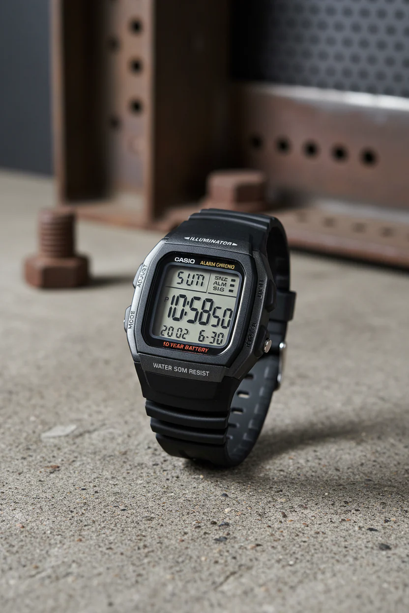 RELOJ PARA HOMBRE CASIO W-96H-1BVDF - NEGRO - Image 6