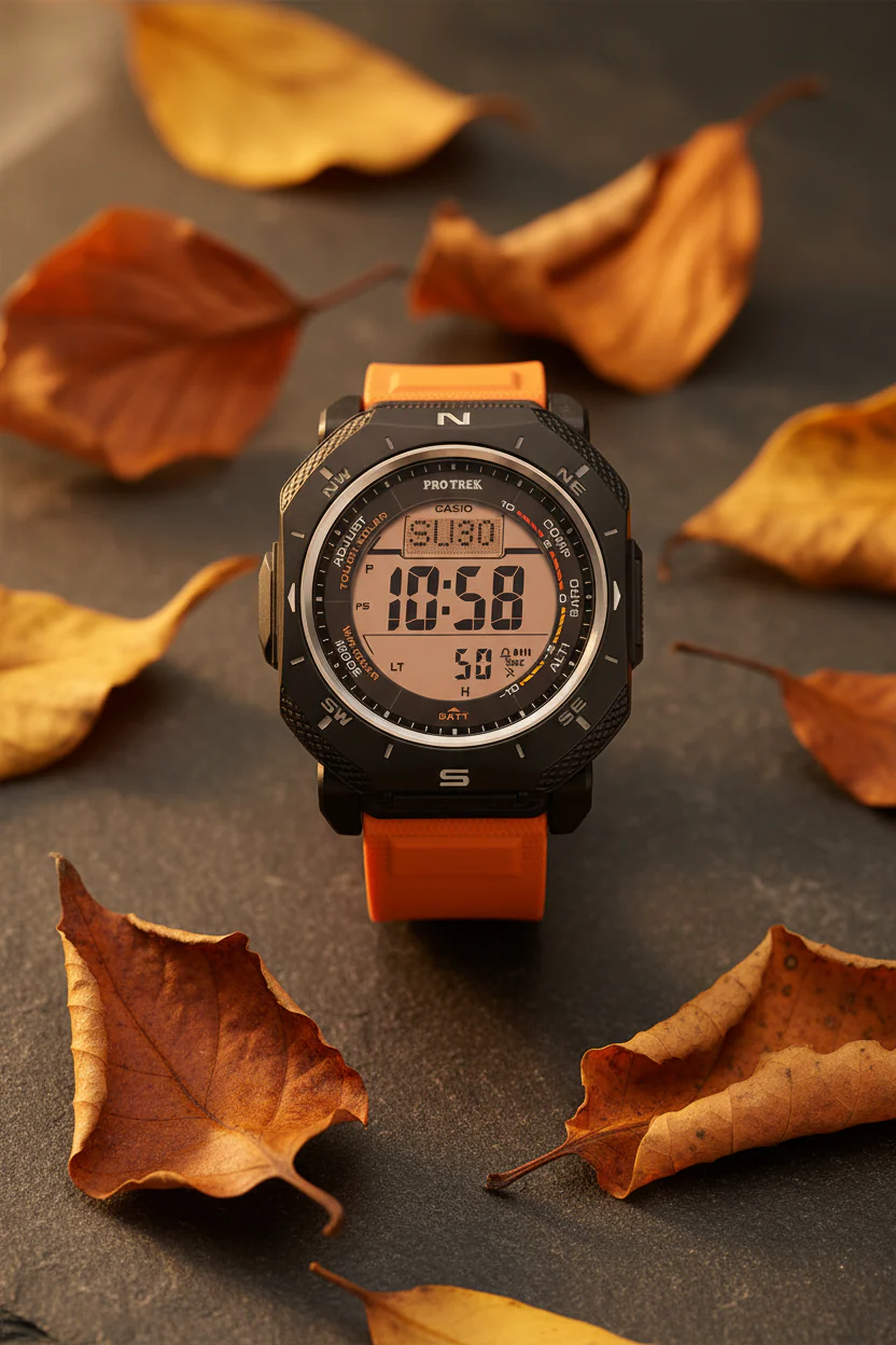 RELOJ PARA HOMBRE CASIO PROTREK PRG-69-4DR -NARANJA - Image 3