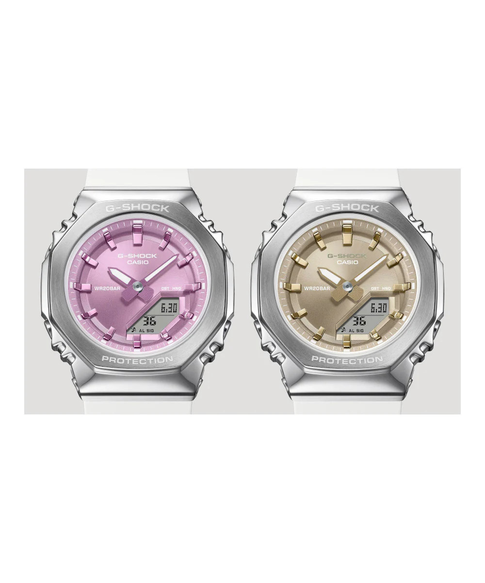 RELOJ PARA MUJER CASIO G-SHOCK  GM-S2110-7A9DR -BLANCO - Image 5