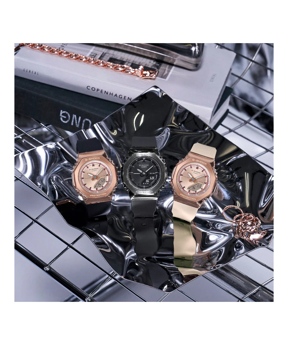 RELOJ PARA MUJER CASIO G-SHOCK GM-S2110B-8ADR -GRIS - Image 4