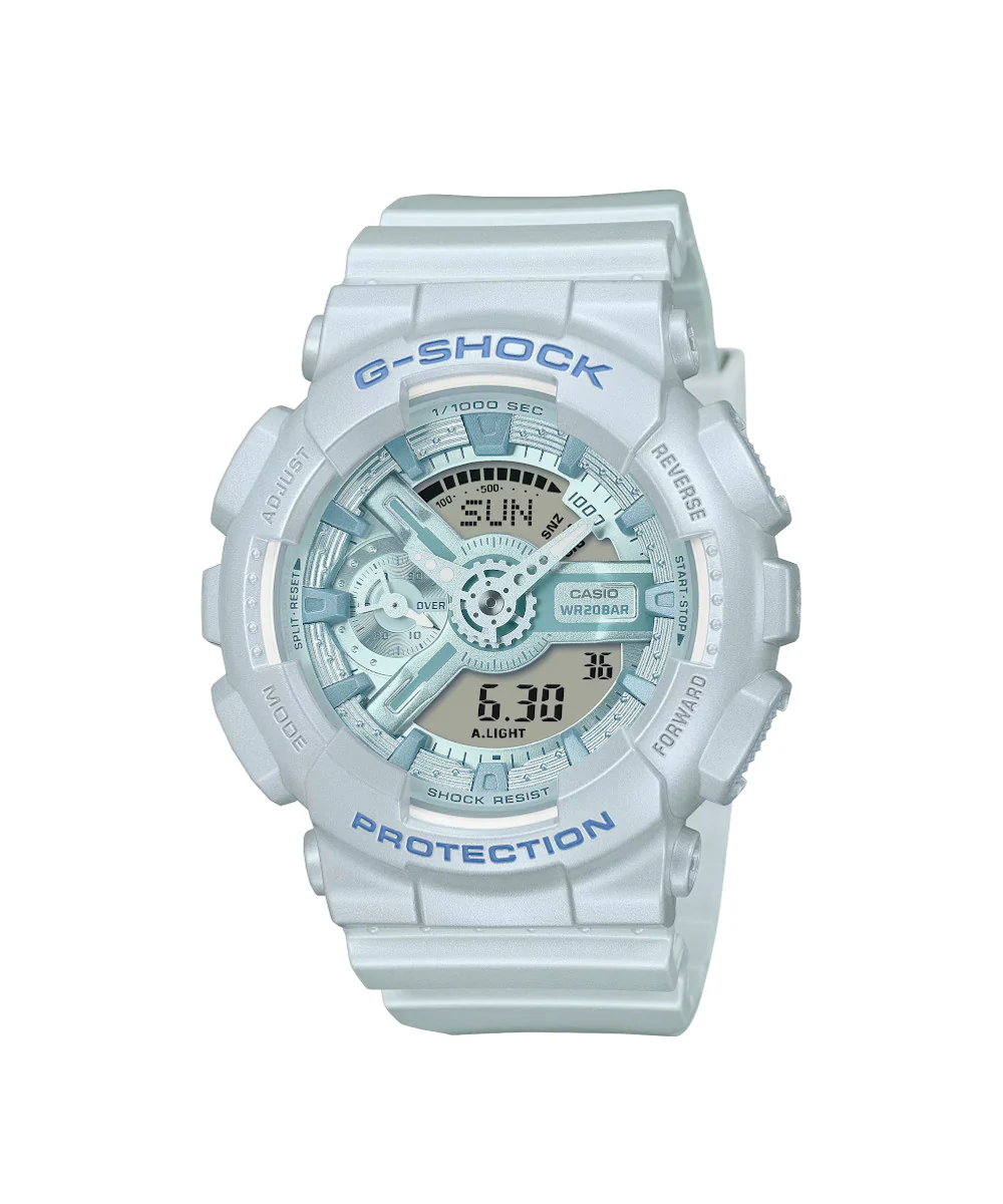 RELOJ PARA MUJER CASIO G-SHOCK  GMA-S110ST-2ADR -AZUL