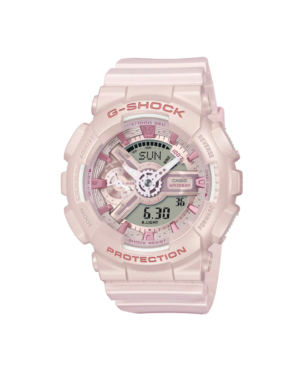 RELOJ PARA MUJER CASIO G-SHOCK GMA-S110ST-4ADR -ROSADO