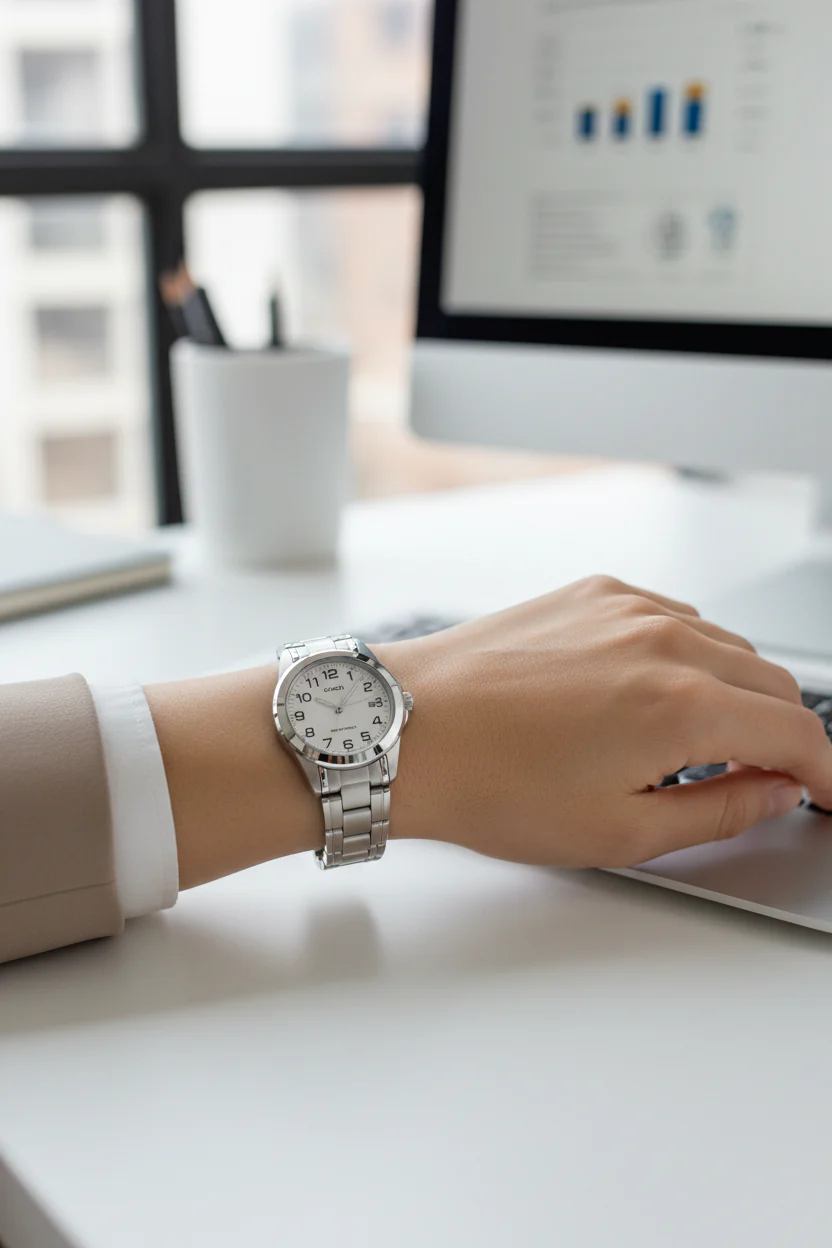 RELOJ PARA MUJER CASIO LTP-1215A-7B2DF -BLANCO - Image 3