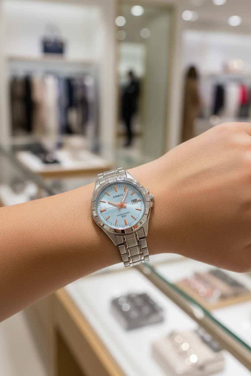 RELOJ PARA MUJER CASIO LTP-1308D-2AVDF - AZUL - Image 7