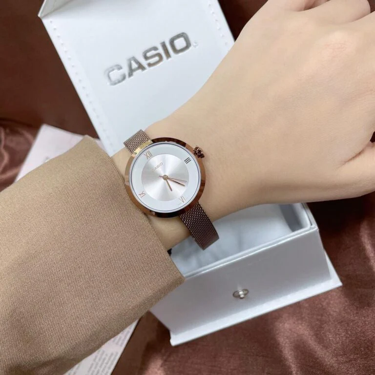 RELOJ PARA MUJER CASIO LTP-E154MR-9ADF - ROSADO - Image 2