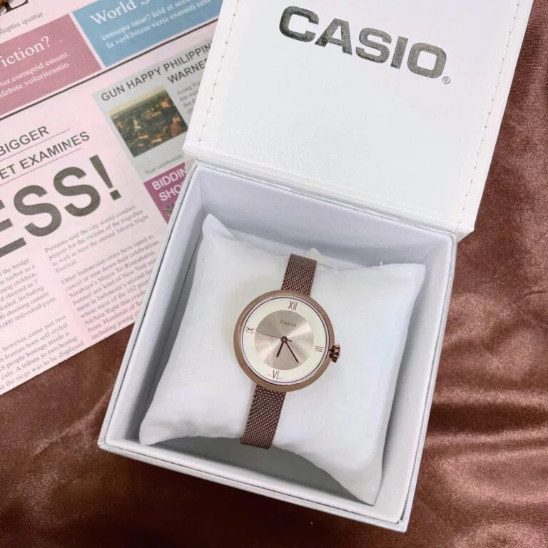 RELOJ PARA MUJER CASIO LTP-E154MR-9ADF - ROSADO - Image 4