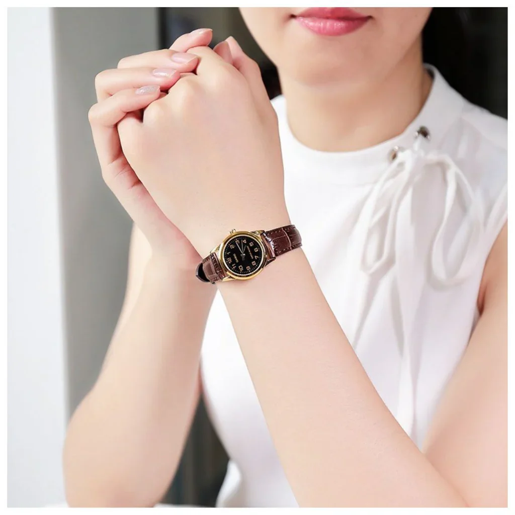 RELOJ PARA MUJER CASIO LTP-V001GL-1BUDF -CAFÉ - Image 2