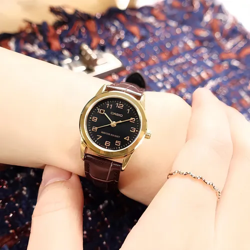 RELOJ PARA MUJER CASIO LTP-V001GL-1BUDF -CAFÉ - Image 3