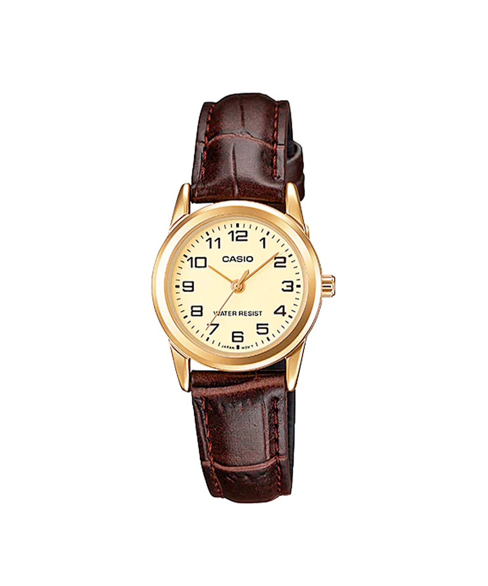 RELOJ PARA MUJER CASIO LTP-V001GL-9BUDF -AMARILLO