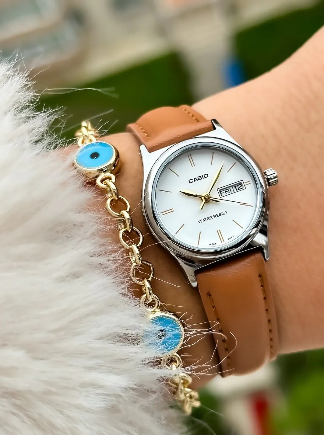 RELOJ PARA MUJER CASIO LTP-V006L-7B2UDF -BLANCO - Image 3