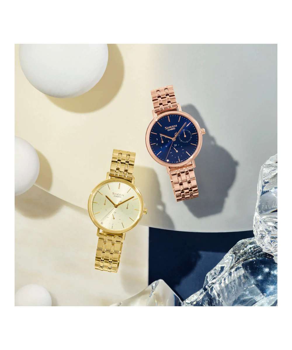 RELOJ PARA MUJER CASIO SHEEN SHE-4541G-9AUDF -AMARILLO - Image 2