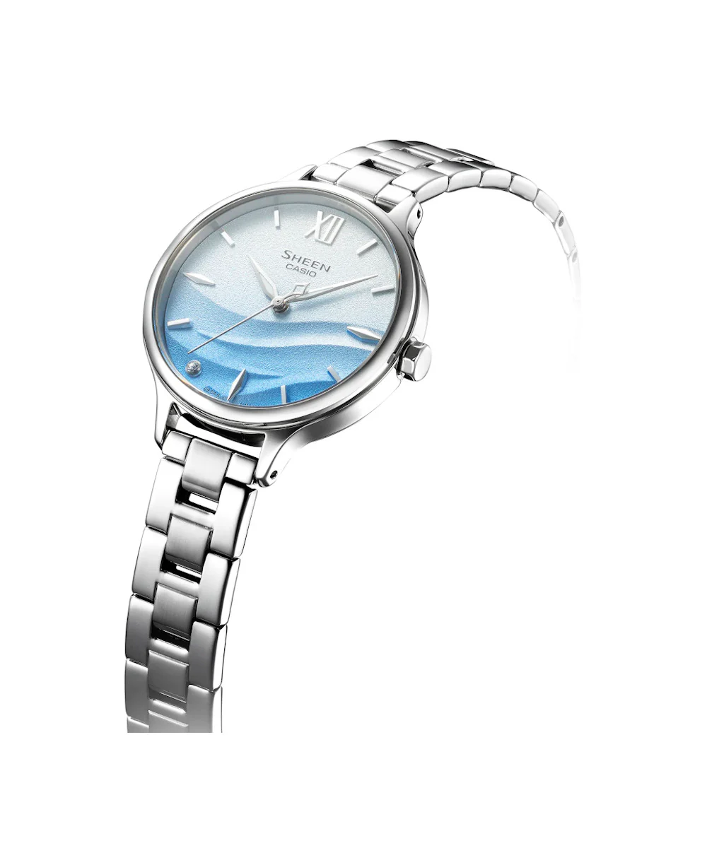 RELOJ PARA MUJER CASIO SHEEN SHE-4550D-2AUDF -AZUL - Image 3