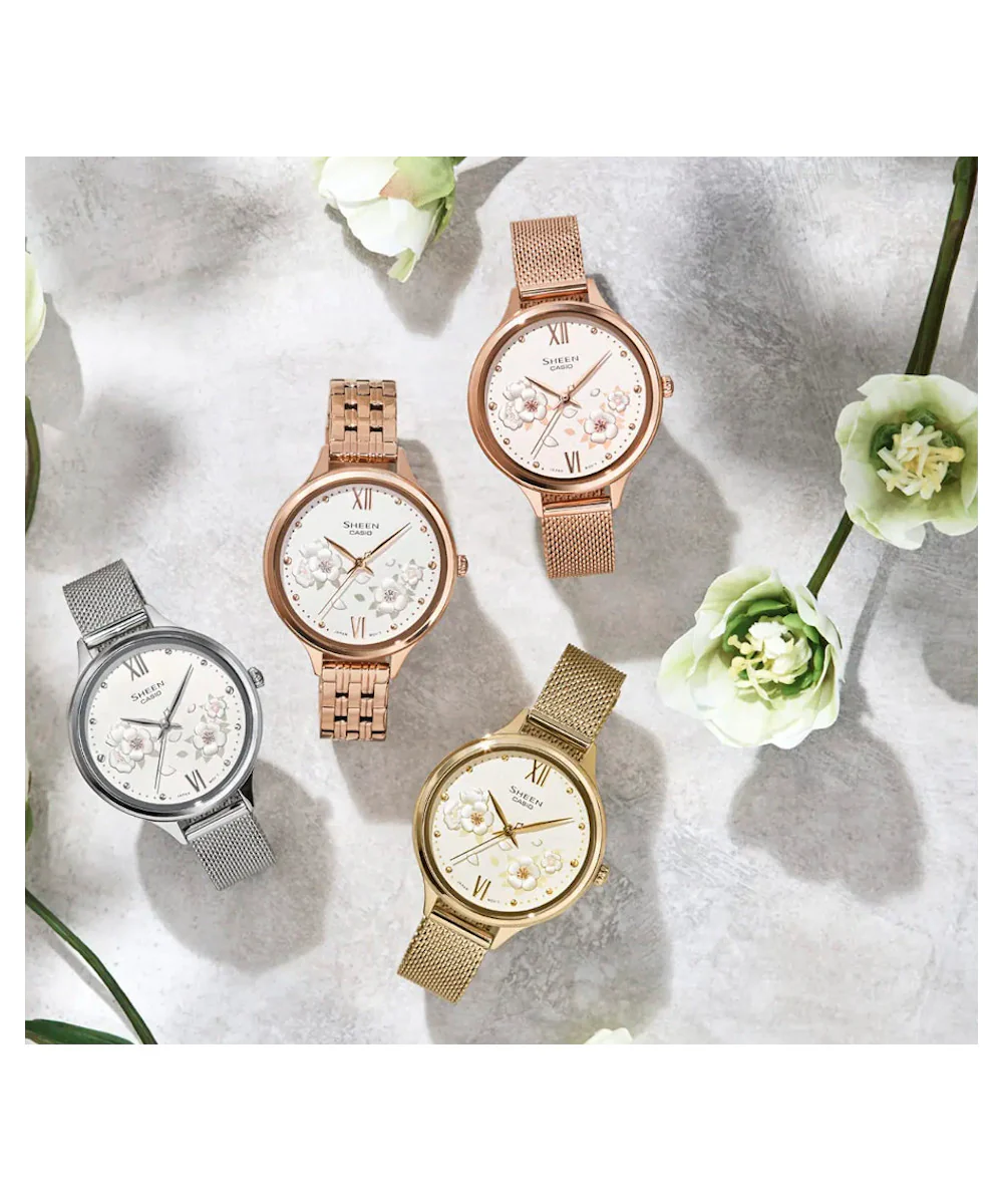 RELOJ PARA MUJER CASIO SHEEN SHE-4551M-7AUDF -BLANCO - Image 3