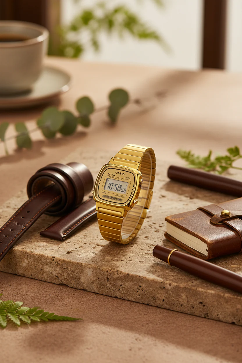 RELOJ CASIO LA670WGA-9DF - DORADO - Image 2