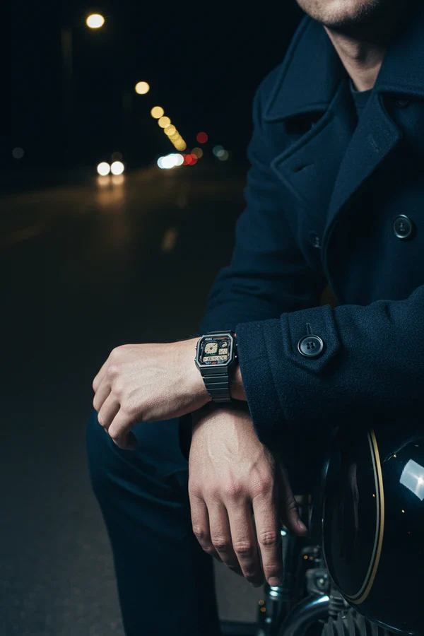 RELOJ CASIO VINTAGE A130WEGG-1ADF - NEGRO - Image 4