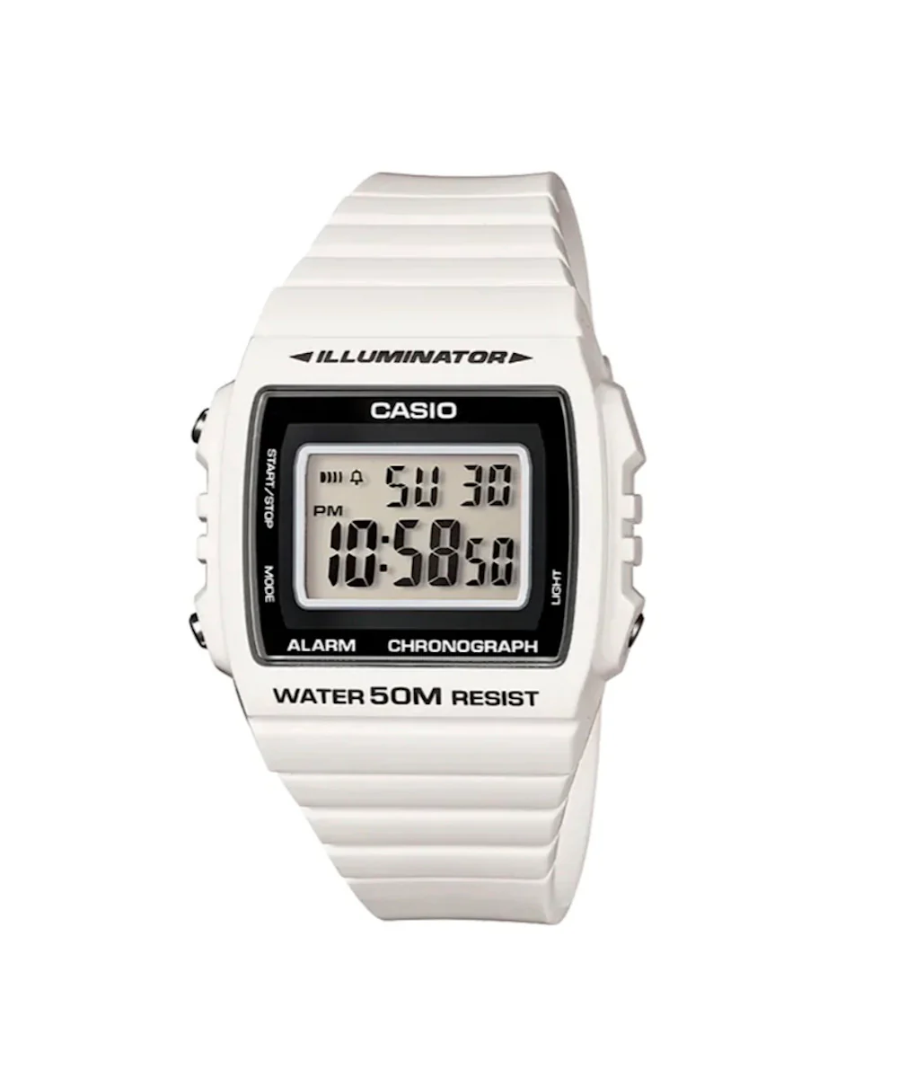 RELOJ CASIO W-215H-7AVDF -BLANCO